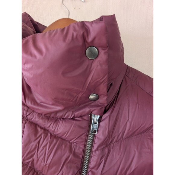 Patagonia Puffer Jacket Women's Small Burgundy Full Zip Insulated Down Coat - Picture 7 of 16